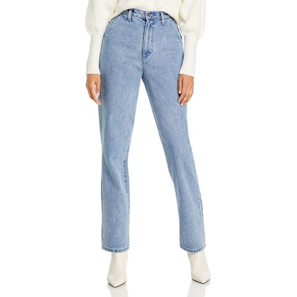 WeWoreWhat Lightly Distressed Mom Jeans